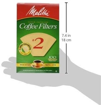 Melitta Melitta Cone Coffee Filter 2 100 Count Natural Brown Pack Of 4 - Image 2