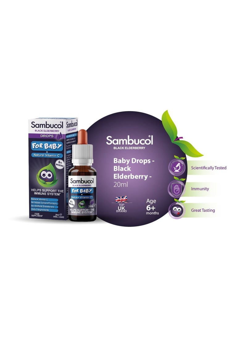 Sambucol - Vitamin C Baby Drops 20ml - Image 1