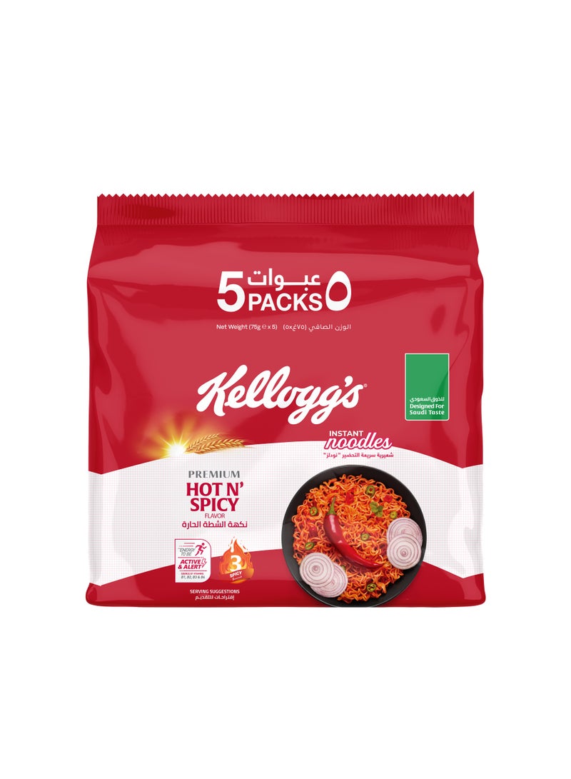 Kellogg's Hot n' Spicy Flavor Instant Fried Noodles - Image 1
