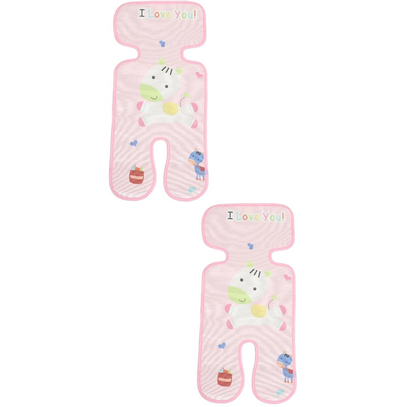 2pcs Baby Stroller Liner Baby Stroller Cooling Mat Stroller Liner Toddler Seats Pad - Image 1