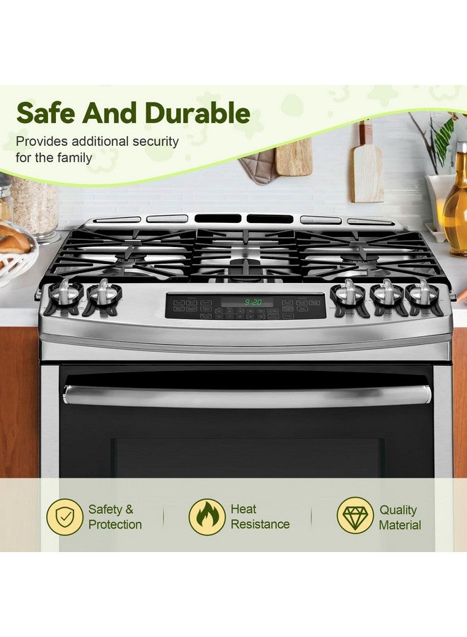 PRANITE Gas Stove Knob Locks, 5 Pack Stove Knob Locks for Child Safety, Heat-Resistant, Baby Proof Oven Knob Covers Lock for Kids and Pets (Black) - Image 4