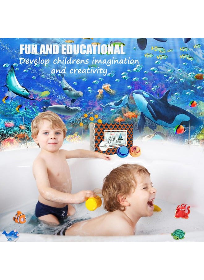 Mineral Me California - Kids Bath Bombs with Toys Inside - Organic, Gentle & Kid Friendly Bubble Bath Fizzies with Surprise Inside. Spa Bath Fizz Balls Kit. Fizzy Balls w/Rich Bubbles Easter Basket Essentials for Boys Girls - Image 1