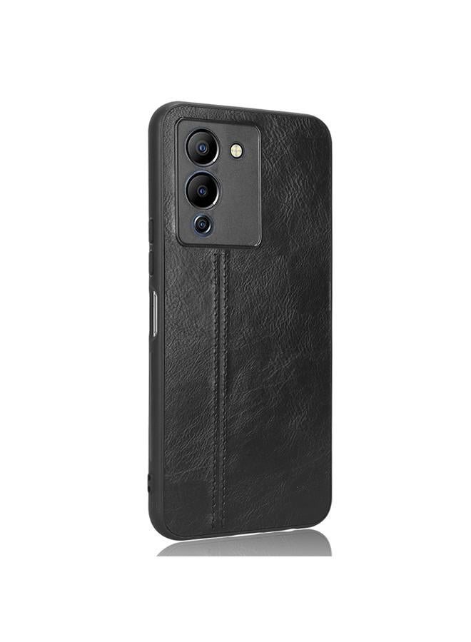 Zaboon Case For Infinix Note 12 G96 Sewing Cow Pattern Skin PC + PU + TPU Phone Case - Image 3