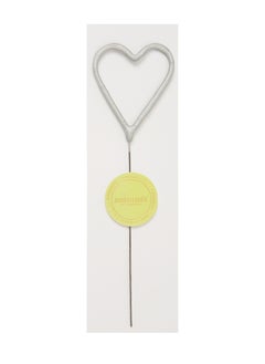 Wondercandle Silver Heart Sparkler Candle  - Image 3