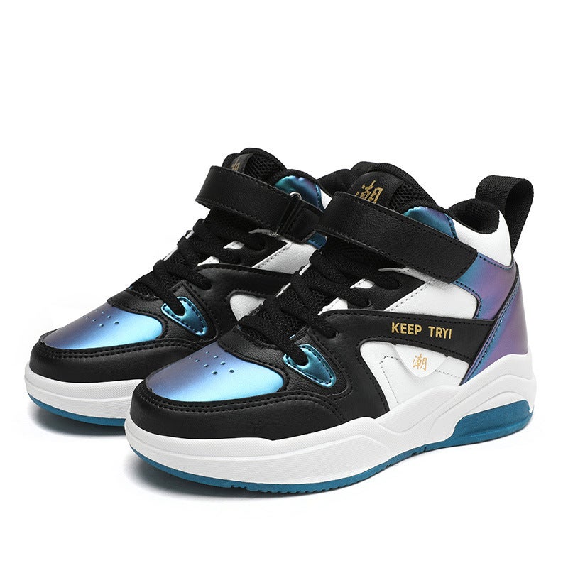 New Kids High-Top Basketball Sneakers 2024 1688 Chameleon [leather surface]