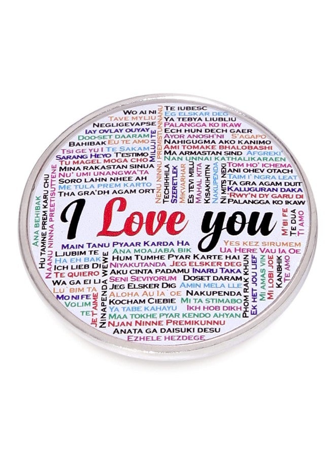 Osasbazaar Pure Silver Coin for I Love You Gift, I Love You Silver Coin, I Love You In 100 Languages - 99% Pure BIS Hallmarked - Image 2
