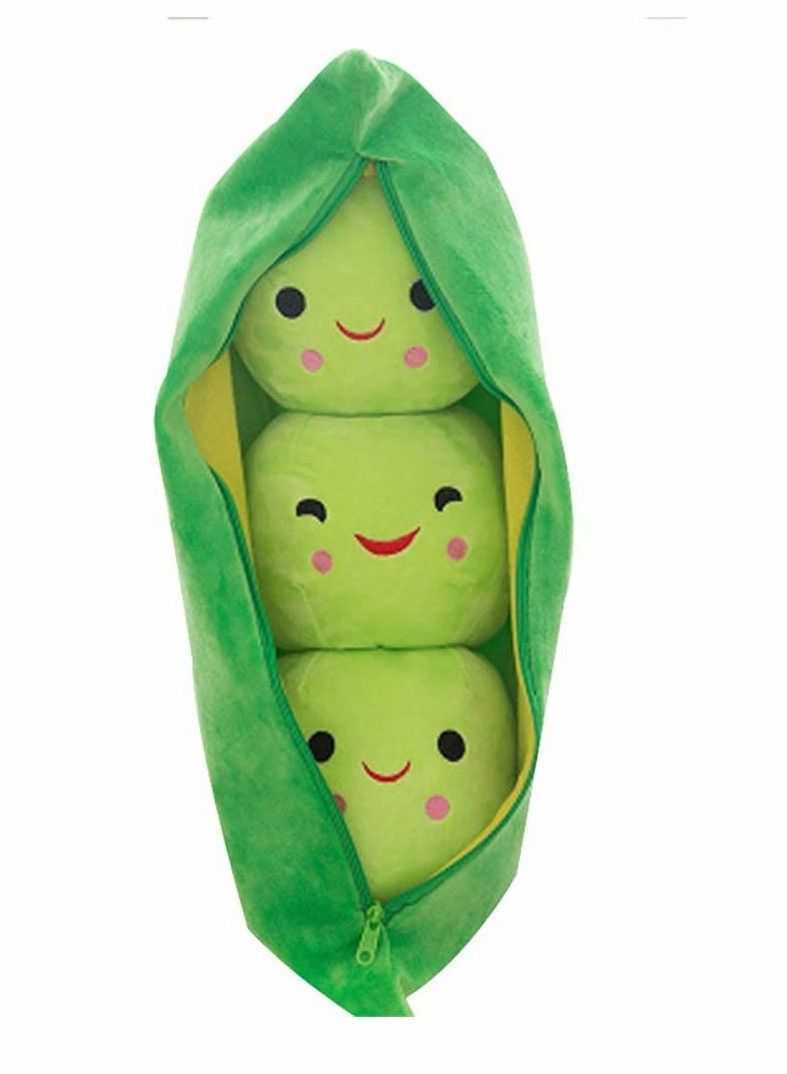 Excefore Stuffed Animal Plush Toy, Creative Peas in Shape Soft Pillow Pillow Toys, Gifts Cute Stuffed Animal Dolls - Image 1