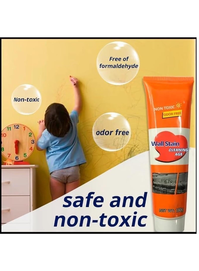 Wall Repair Cream 180g – Instant Wall Cleaner & Scratch Filler for Paint, Scuffs, Pen Marks & Surface Damage - Image 3