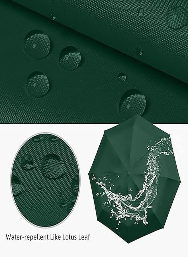 MODUX Lightweight Travel Mini Folding Umbrella with Waterproof Case - 6 Rib Compact Windproof Sun & Rain Pocket Umbrella for Purse, Bag & Travel for Women & Girls (Green) - Image 4