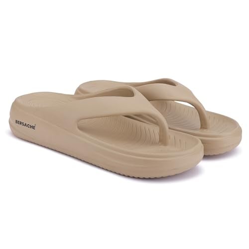 BERSACHE Extra Soft Classic Casual with Regular wear with Ultra Soft & Flexibility Technology Slipper for Women's Beige - Image 1
