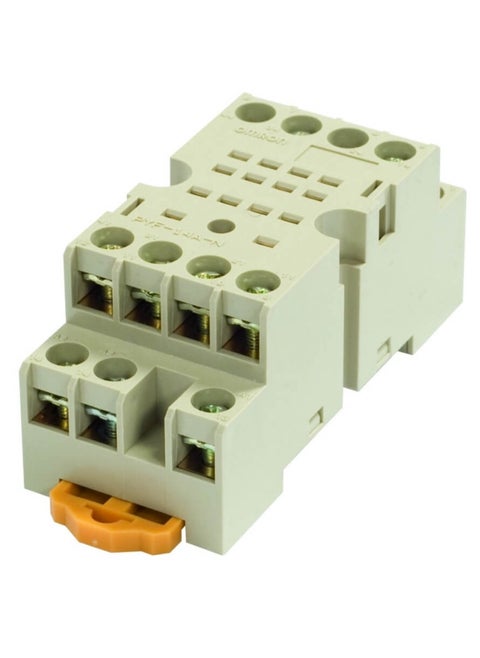 PYF14A, Relay Socket, DIN Rail and Panel Mount, 14-Pin for MY Series Relays, Secure Connection & Easy Installatio