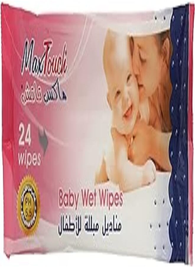 Max Touch Max Touch Baby Wet Wipes - 24 Wipes 