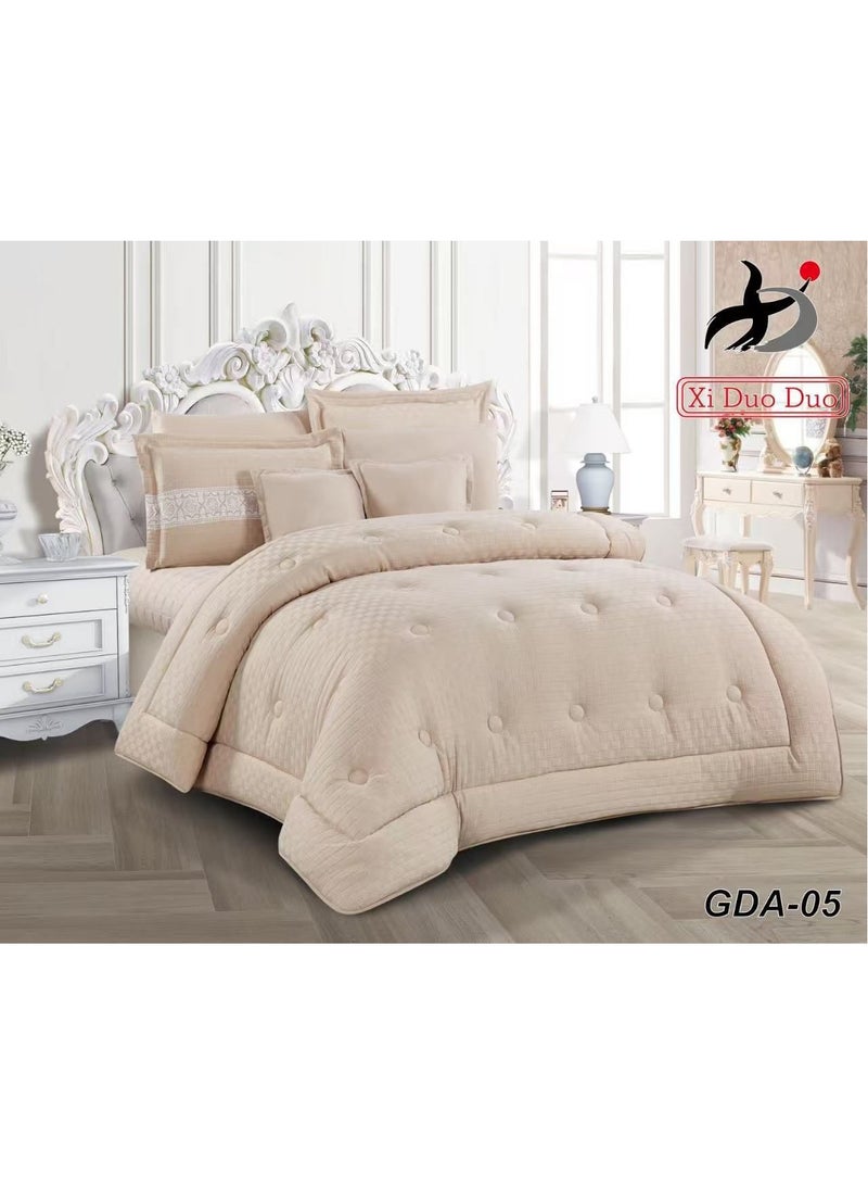 Xi Duo Duo Summer double bedspread set of 8 pieces, king size 230 x 250 cm - Image 1