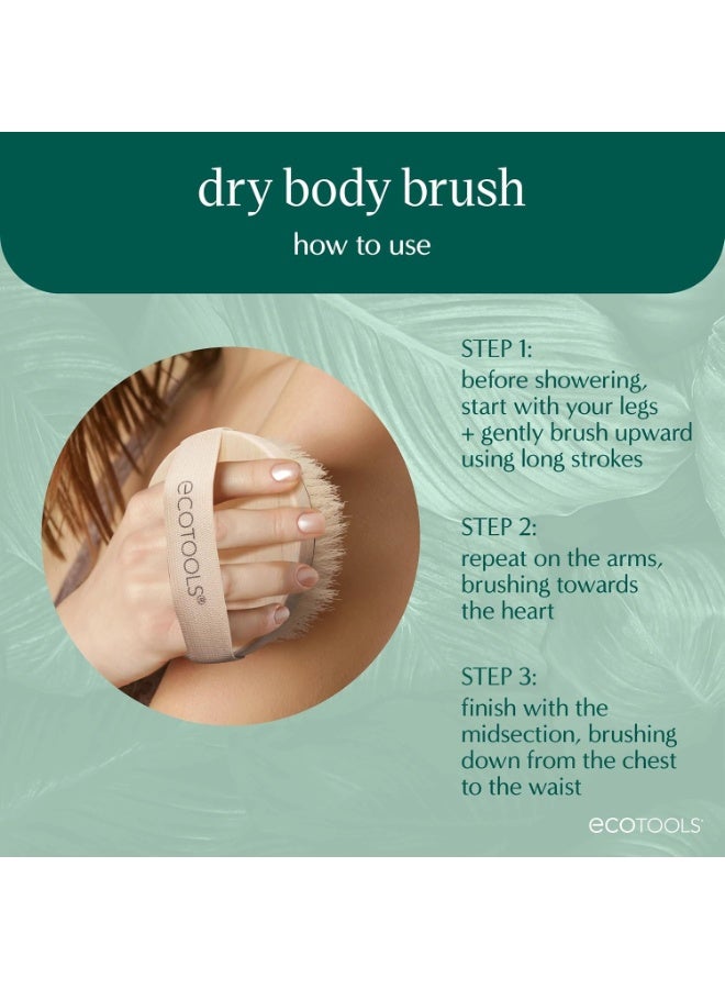 إيكوتولز فرشاة الجسم الجافة من إيكوتولز لإزالة السموم وتنعيم البشرة - Image 3