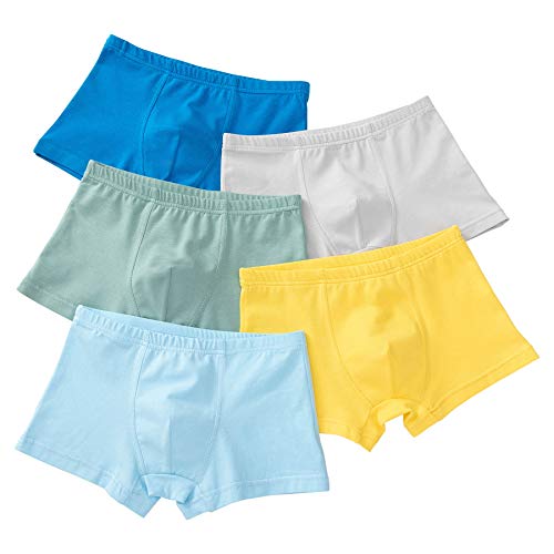 Core Pretty Toddler Boxer Briefs Cotton Boys Underwear Kids Underpants Size 4-5 Years (Pack of 5) (US, Age, 4 Years, 5 Years, Animalface) - Image 2