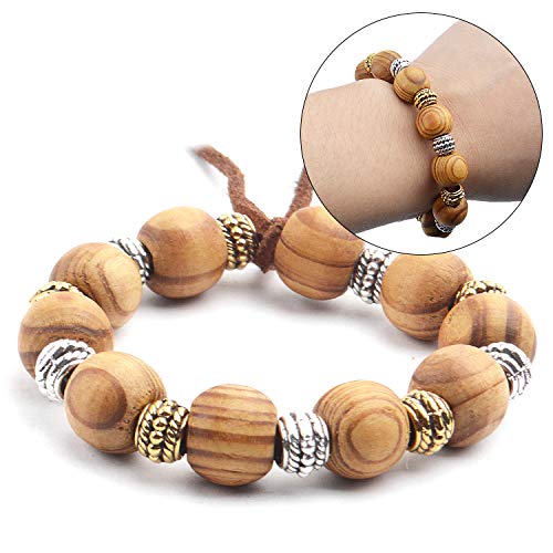 Jdesun Large Hole Barrel Spacer Beads, 100pcs 8mm Tibetan Style, Antique Silver & Gold, 4mm Hole for Jewelry Making - Image 5