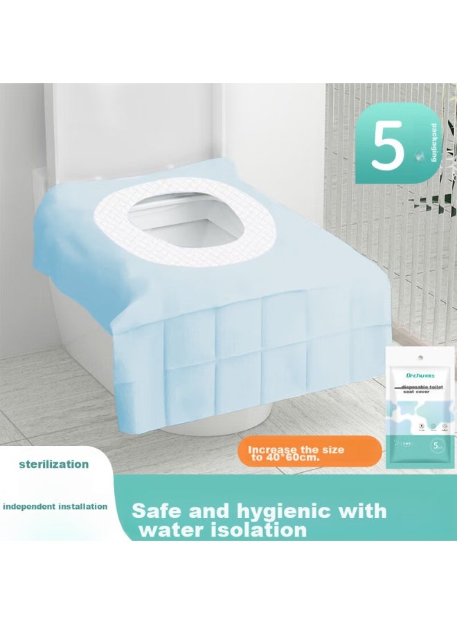 Dr.chu Disposable Toilet Seat Cover, Full Coverage, Travel Accessory, For Pregnant Women And Postpartum Use, Thickened, For Travel, Hotel Stays, And Special Use - Image 1