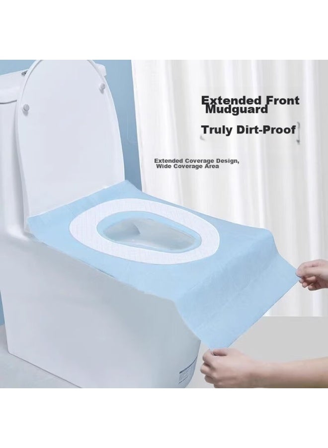 Dr.chu Disposable Toilet Seat Cover, Full Coverage, Travel Accessory, For Pregnant Women And Postpartum Use, Thickened, For Travel, Hotel Stays, And Special Use - Image 2