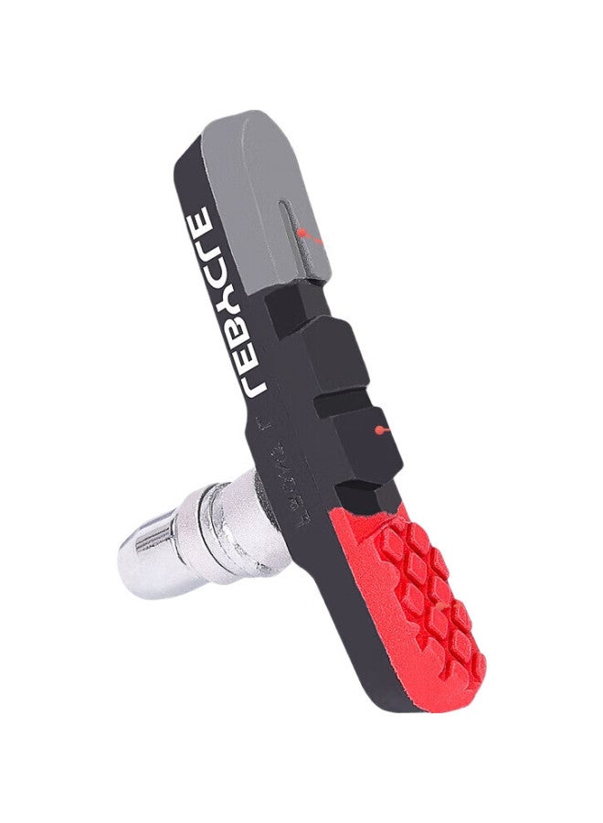 LeBycle Mountain And Road Bicycle Brake Pads, Universal V Brake Clamp, Brake Blocks, Silent Wear-Resistant Rubber Brake Pads, Accessories, Installation Tools, High-Performance Version, 2 Pairs - Image 2