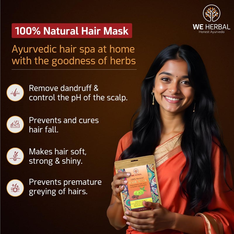 WE HERBAL Hair Care Combo Natural Hair Nourishment Complete Care for Healthy Strong Hair - Image 2
