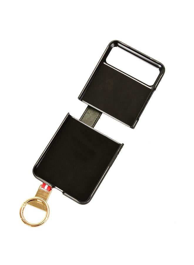 S-TOP Case For Motorola Razr 40 Wristband Leather Back Phone Case - Image 4