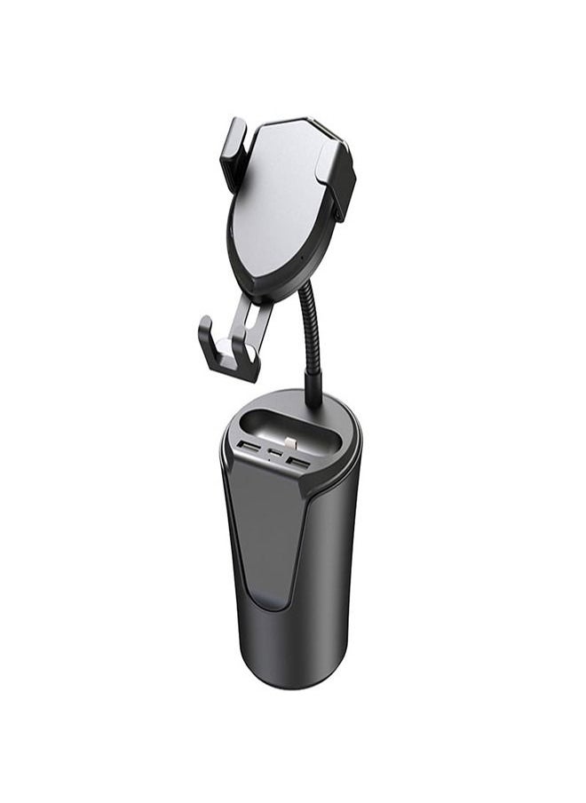 ماركة غير محددة - حامل وشاحن لاسلكي للموبايل وشاحن Airpods وثلاث مخارج USB للشحن – BX8 - Image 1