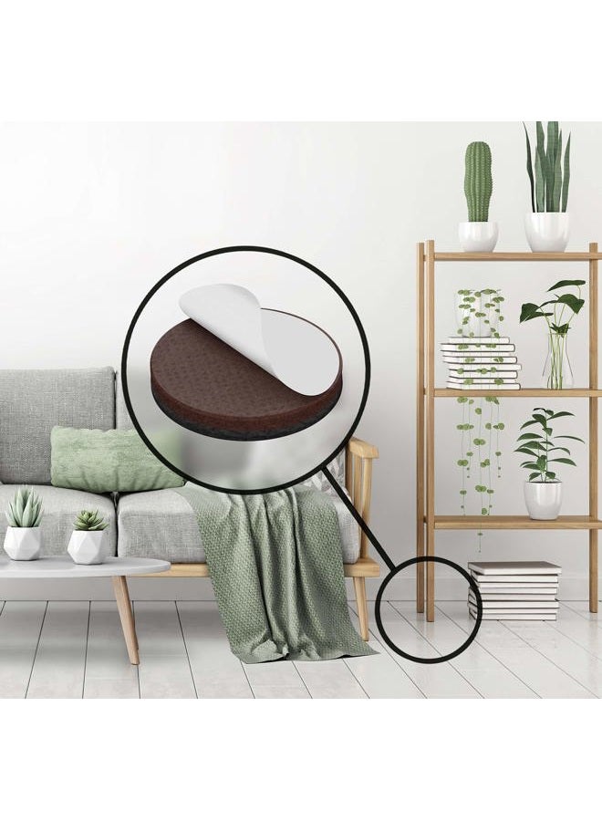 Slipstick وسادات غوريلا 1 بوصة غير قابلة للانزلاق للأثاث / أقدام مانعة للانزلاق (مجموعة من 32) واقيات أرضية مطاطية ذاتية اللصق، دائرية، سوداء، CB147-32 - Image 3