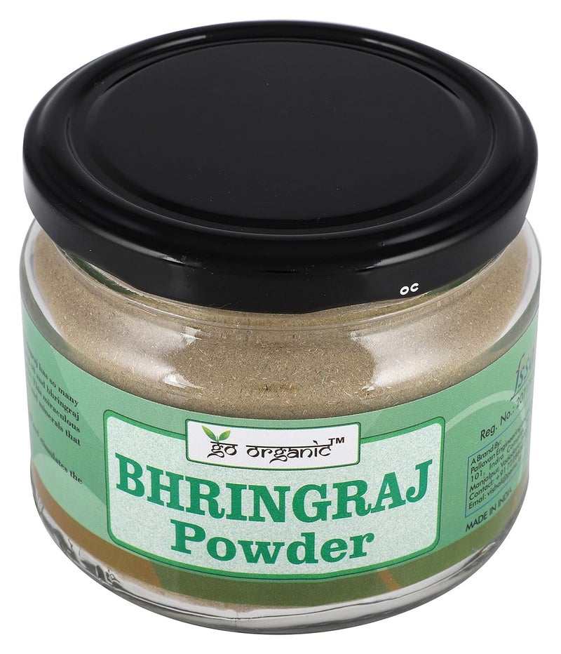 Go Organic Go Organic skin and hair care powder Bhringraj Powder  - Image 2
