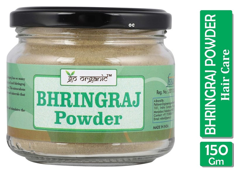 Go Organic Go Organic skin and hair care powder Bhringraj Powder  - Image 1