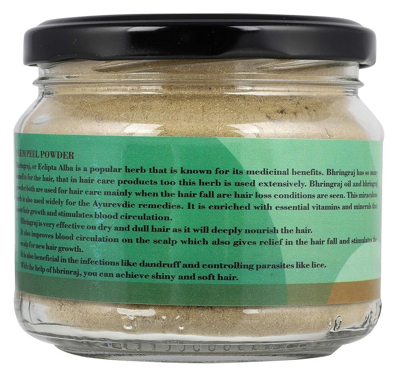 Go Organic Go Organic skin and hair care powder Bhringraj Powder  - Image 4