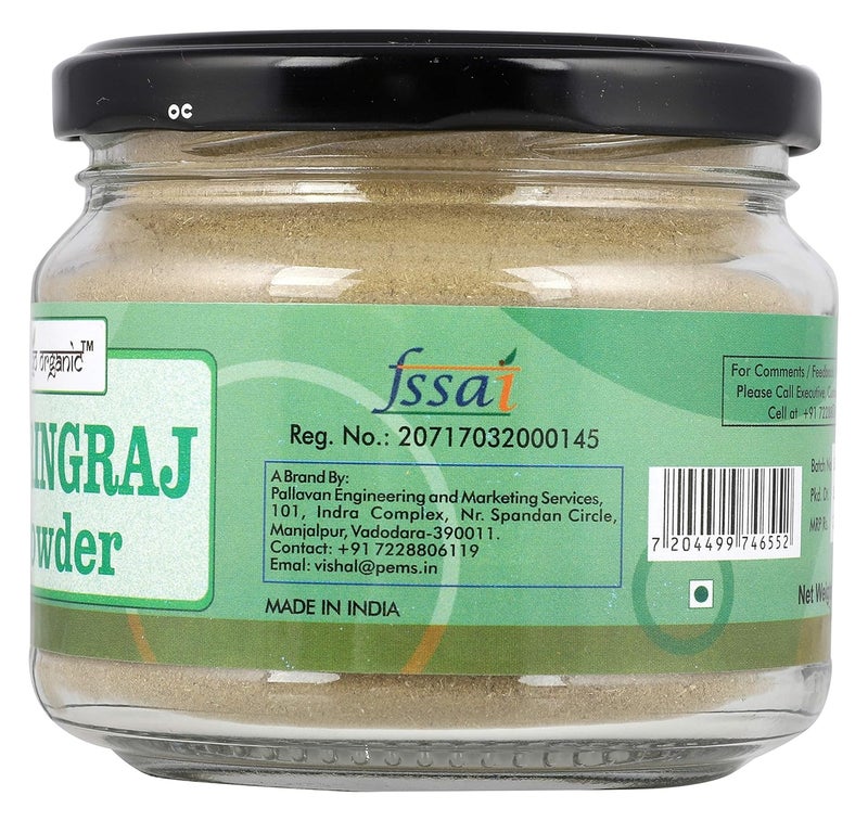 Go Organic Go Organic skin and hair care powder Bhringraj Powder  - Image 3
