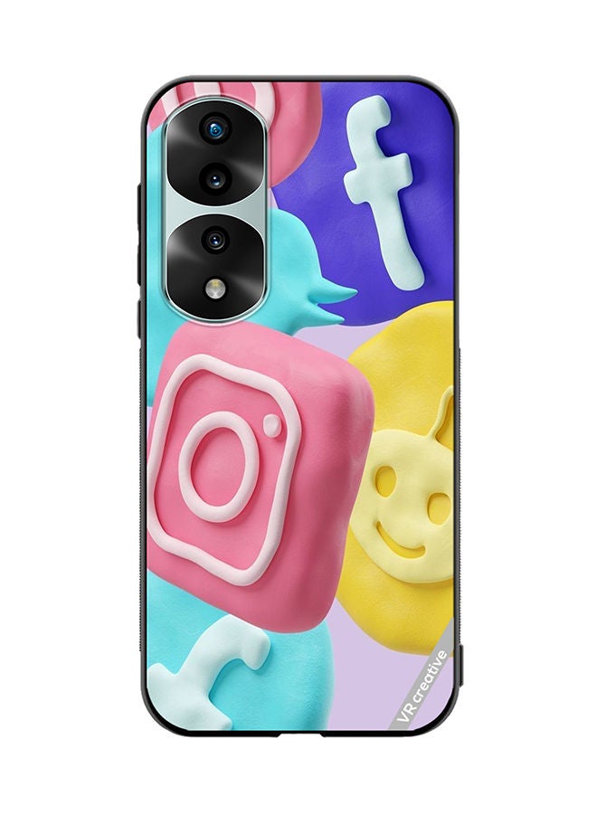 VR CREATIVE Protective Case Cover For Honor 70 Pro plus Icon Design Multicolour - Image 1