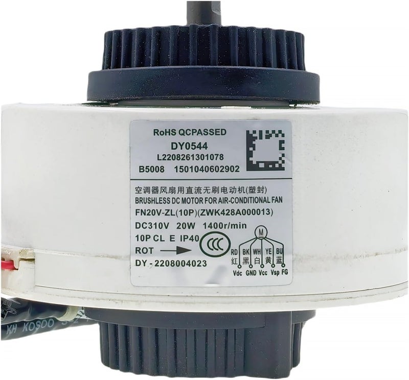 LDGSUPH Indoor Unit DC Fan Motor，Compatible For Gree，ZWR20-V DC310V 20W 1250RPM FN20V-ZL ，Air Conditioner Conditioning Parts - Image 4