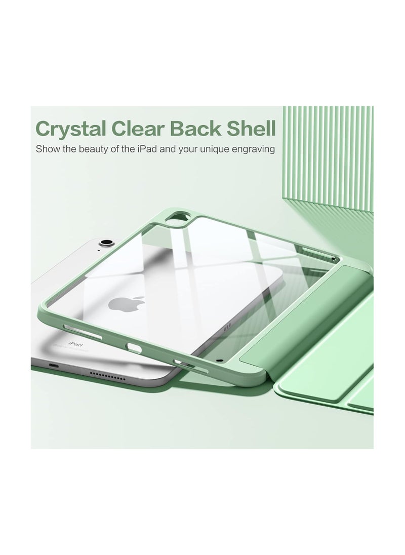 EVO Compatible with iPad 10Th Generation 2022 10.9"S Case with Pencil Holder, Slim Protective Case with Clear Back Case for iPad 10Th Gen A2696 A2757 A2777, mint green  - Image 3