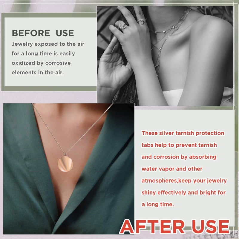 Sureio 30 Pieces Anti Tarnish Strips 7 x 2 Inch Anti Tarnish Jewelry Storage Silver Protector for Flatware Holloware Electronics Musical Equipment - Image 5