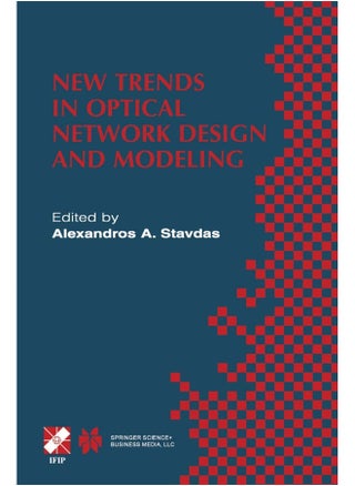 New Trends in Optical Network Design and Modeling: IFIP TC6 Fourth Working Conference on Optical Network Design and Modeling February 7-8, 2000, Athens, Greece - pzsku/Z3B51CBCE83FDC271B2BDZ/45/1747922247/bfe8eaae-bd91-4a58-ae03-cde153d8fa75