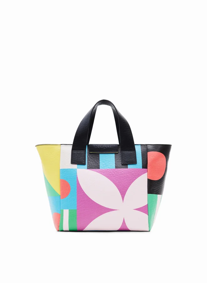 DESIGUAL Geometric Tote Bag