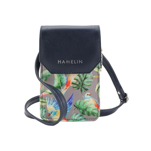 HAMELIN Small Crossbody Mobile Sling Bag for Women |Stylish Phone Pouch with Adjustable Strap|Phone Purse For Women|Versatile Mobile Pouch for Womens |Ideal Gift For Woman | Lilac Flutter - Image 1