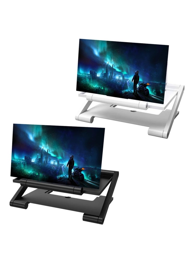 ارواق مكبر شاشة هاتف ثلاثي الأبعاد مقاس 8 بوصة، مكبر فيديو لشاشة الهاتف العالمية مع حامل هاتف مكبر قابل للطي - Image 5