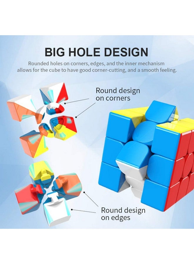 D ETERNAL 3X3 Stickerless Cube | Beginner Speedcube For Kids & Adults With Cube Stand And Protecting Pouch Bag Cube Combo Set (3X3+Stand+Bag)  - Image 2