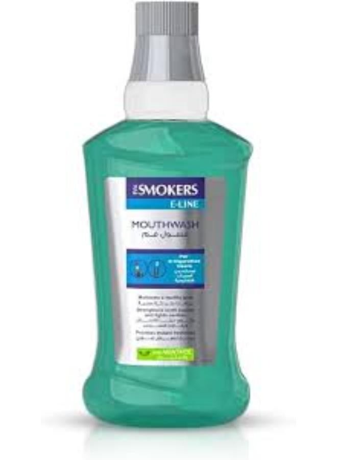 إيفا EVA SMOKERS E-LINE MENTHOL MOUTH WASH 250ML