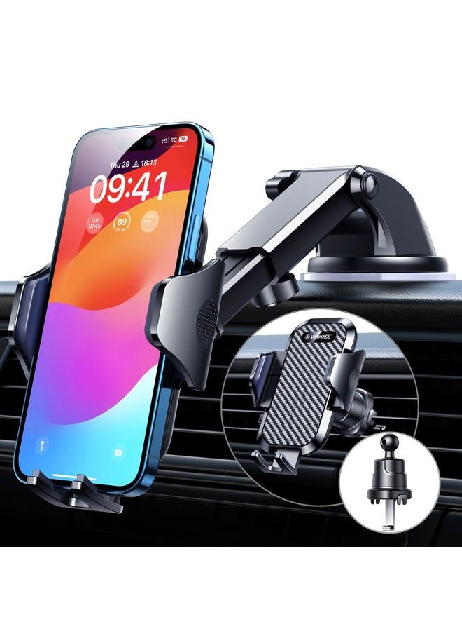 VANMASS Car Phone Holder 2026 Ultimate Military-Grade Phone Holder for Your Car Windshield Dashboard【Newest Best Strongest】 Cell Phone Car Mount with Patent & Safety Certs for iPhone Samsung Android - Image 1