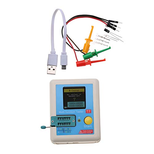 Hilitand T7 Transistor Tester, Multifunction Full Color Graphic Display Transistor Meter for Measuring Triodes Diodes Resistors Capacitors Inductors Thyristors - Image 5
