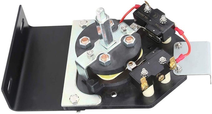 DrAcces Heavy Duty Forward and Reverse Switch Assembly for EZGO TXT 1994 to Current 36V Push Button Lever Actuator Manual Operation Black