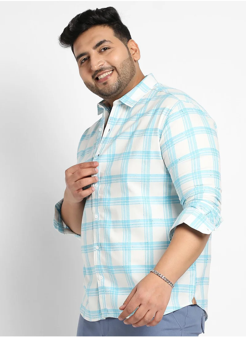 Instafab Plus Instafab Plus Tartan Plaid Shirt