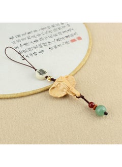 Ethnic Elephant Mobile Phone Lanyard Fu Jixiang Elephant God Key Chain Pendant Personalized Creative Bag U Disk Hanging Accessories-Specifications Support Image Upload:Fuxiang Surround Mobile Phone Rope