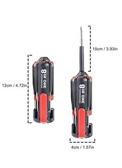 8 In 1 8 in 1 Multi Screwdriver Tool Set with 6 LED Lights  - Image 2