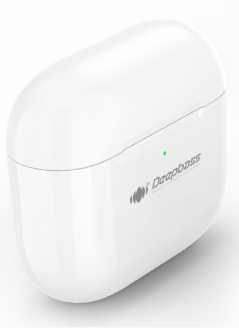 TWS-X6 Hi-Res Audio Wireless Earbuds | 200min Playtime | 20m Bluetooth Range | 400mAh Fast Charge Case - White