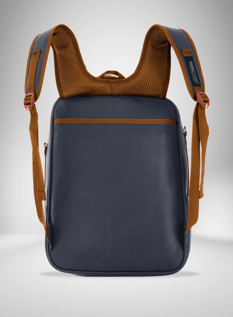 PARAJOHN  Para John PU Leather Backpack – Stylish 16 Inch Laptop Backpack with Multiple Compartments & Durable Zipper  | Best Price UAE