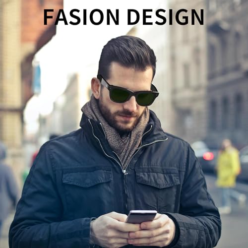 RCstyle HiBloks Replacement Lenses for Ray-Ban Meta Wayfarer (RW4008 Size L), UV Protection Sunglass Lens Set for Smart Glasses, Premium Lens Kit for Men & Women Driving, Cycling or Outdoor (Green) - Image 5